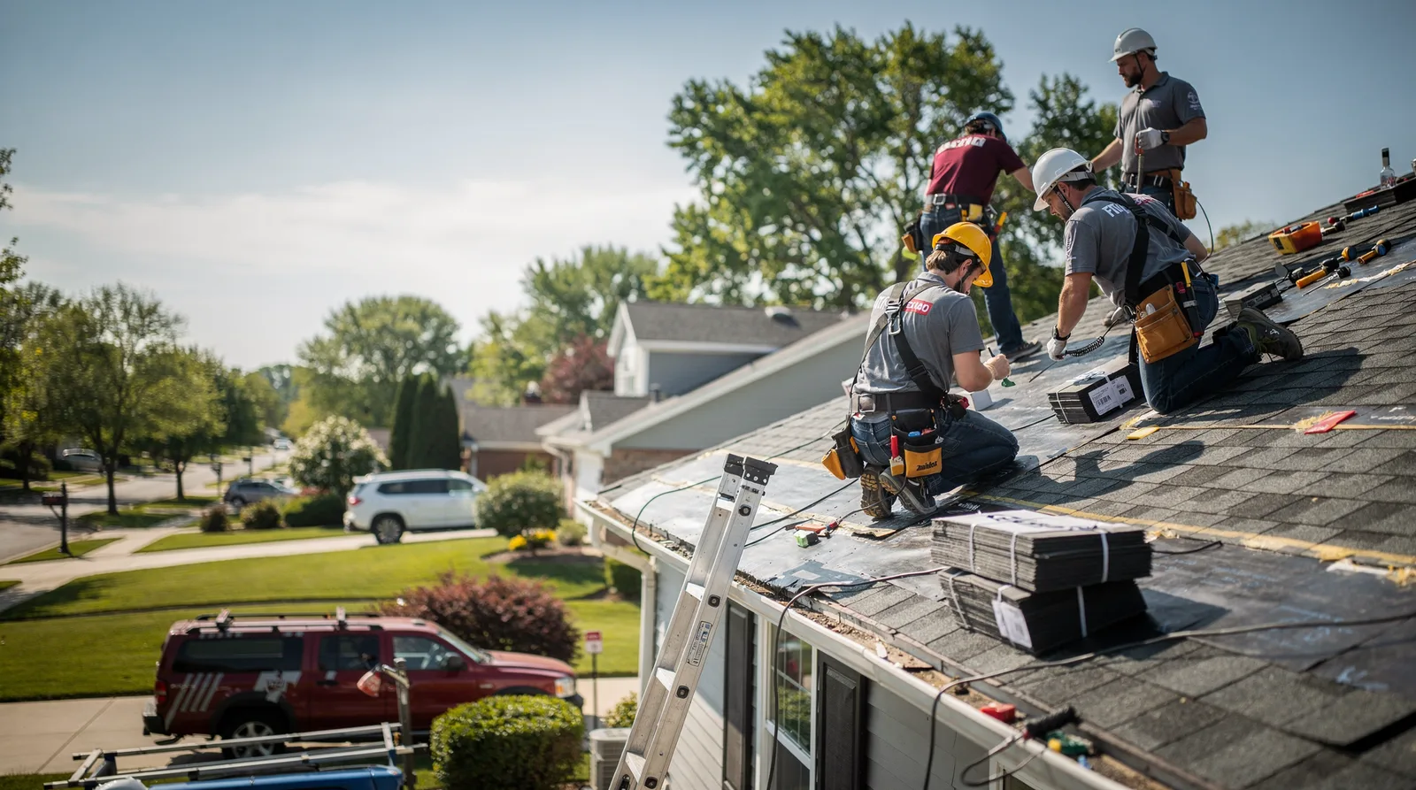 Roof Repair in Moro, IL around you